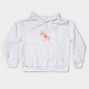 Pink Abstract Ballerina Kids Hoodie